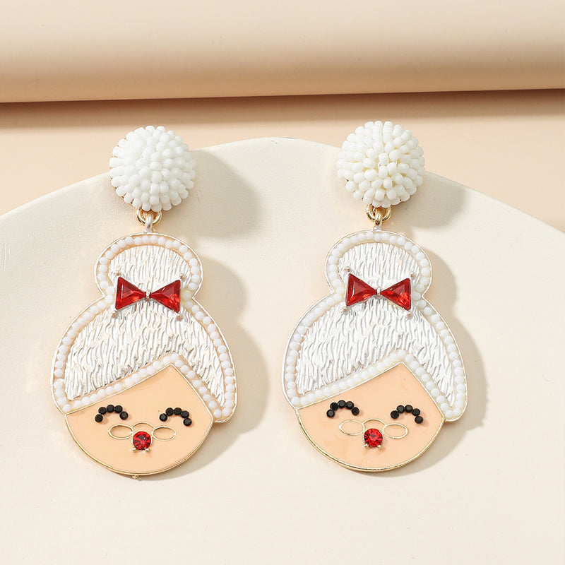 Christmas Pearl Earrings