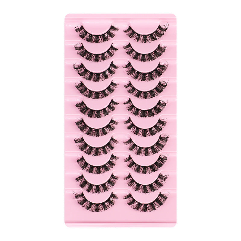 Fofosbeauty 10 pairs eyelashes 3D natural