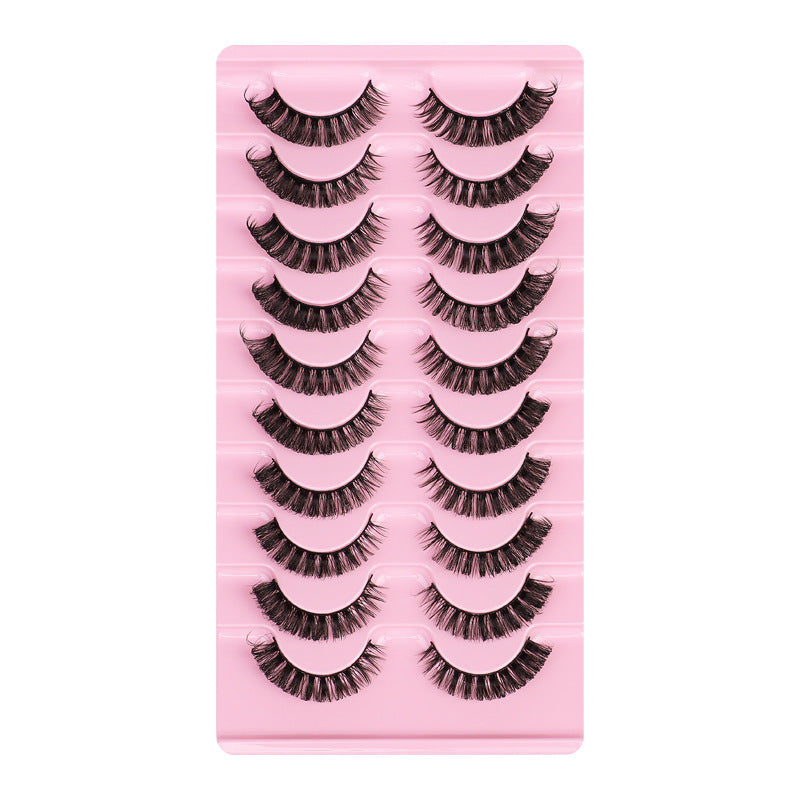 Fofosbeauty 10 pairs eyelashes 3D natural