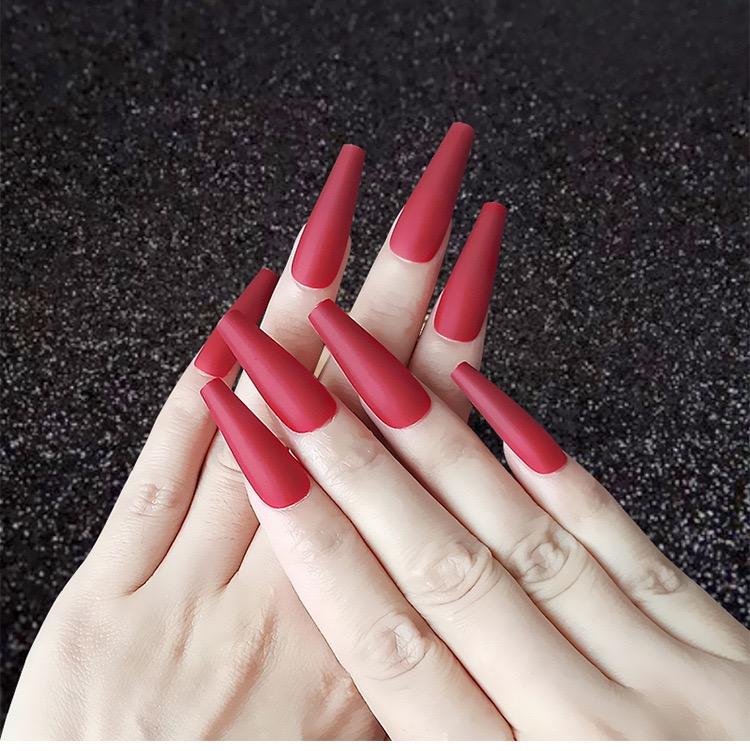fofosx Coffin Matte Red Coffin Matte Red