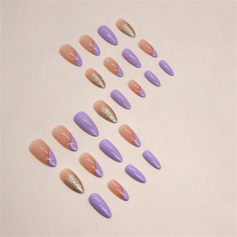 Almond French Gradual Purple