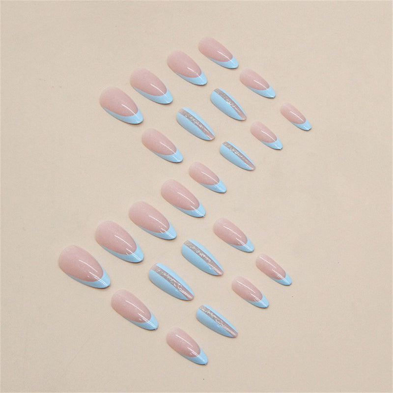 Almond Lovely and fresh minimalism Light blue