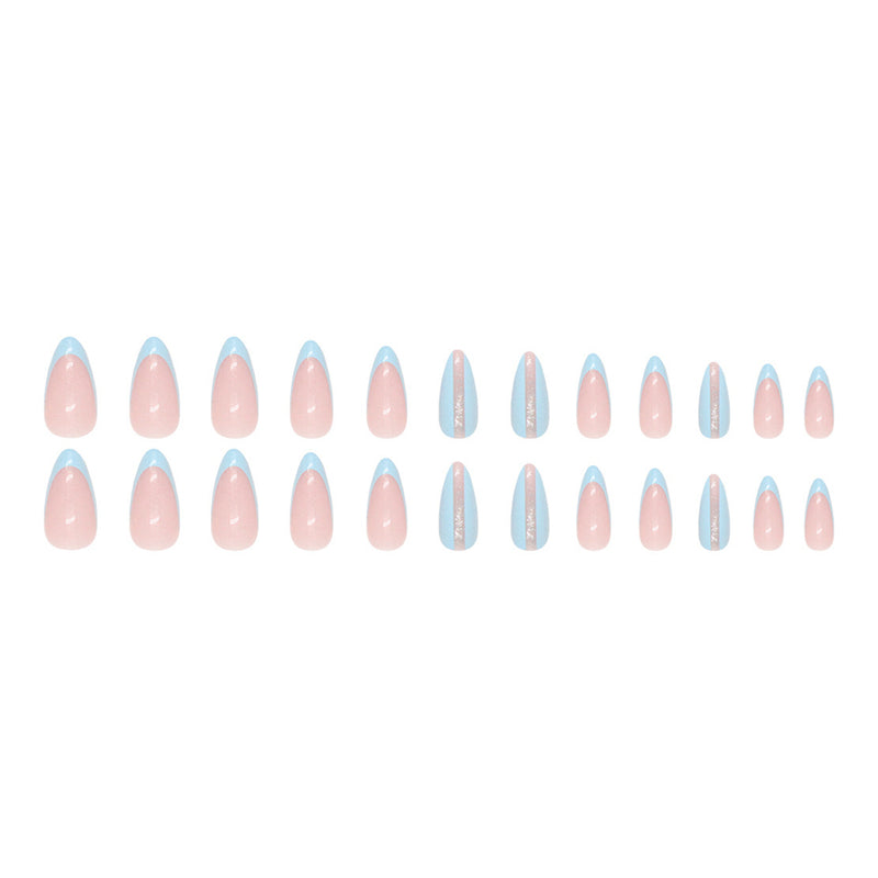 Almond Lovely and fresh minimalism Light blue