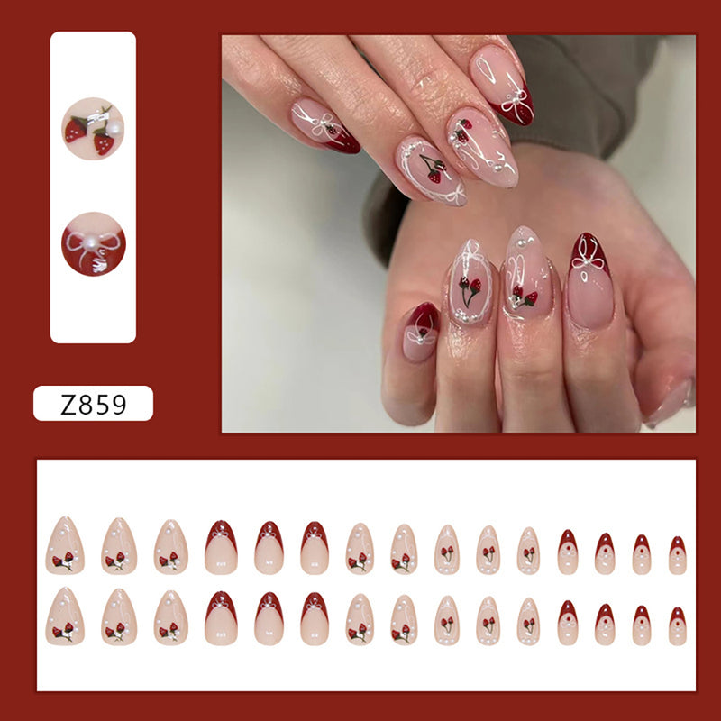 Almond French Red Pearl Cherry