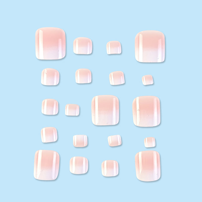 Square Toe Pink Gradient