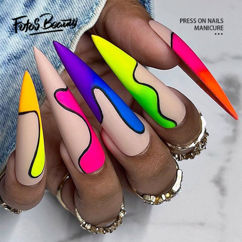 Stiletto French Candy Color