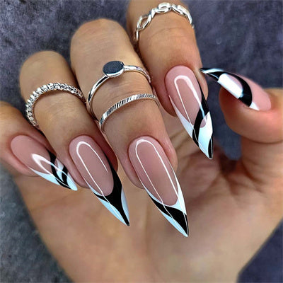 Stiletto Wear Nail Color French Ins