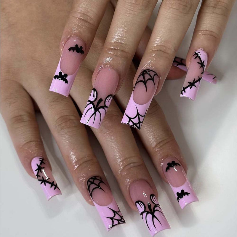 Coffin Spider Wearable Fake Nails