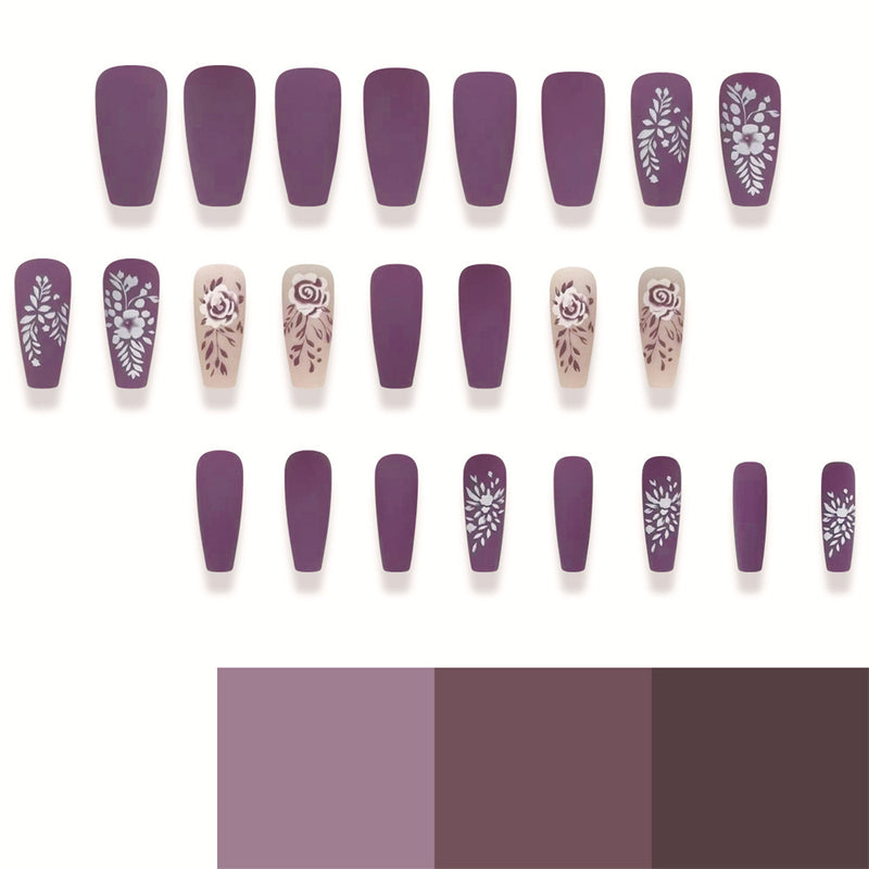 Coffin Romantic Violet Matte Purple