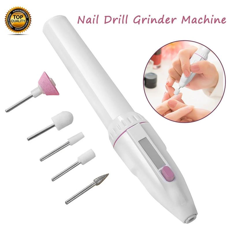 SEIWEI Electric Pro Manicure Tool Pedicure Set File Nail Art Machine Kit Polisher Tools