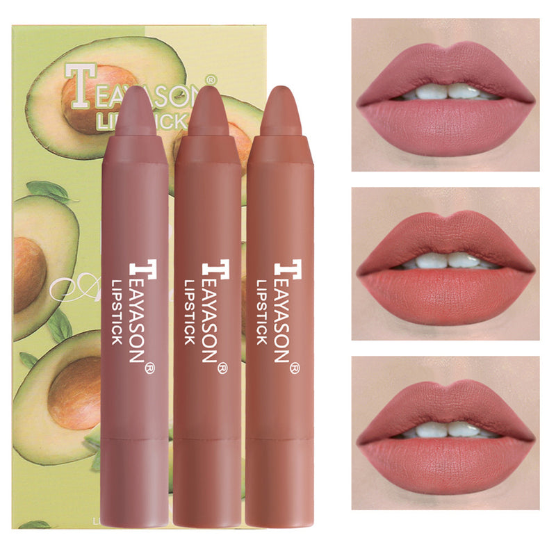 3 colors a set  Crayon Matte Longwear Lipsticks