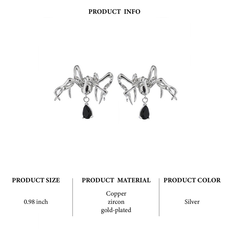 Taboo series Spider Stud Earrings