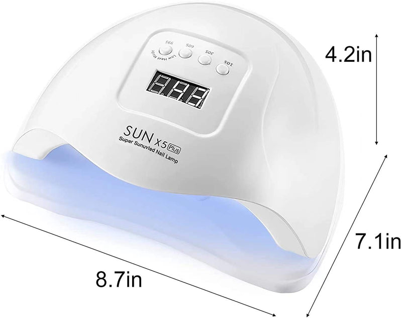 UV LED Nail Lamp, 80w UV led Nail Dryer with 4 Timer Setting