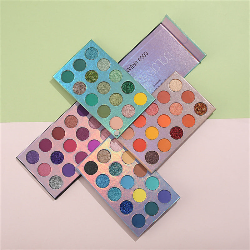  60 Colors Eyeshadow Palette, 4 in1 Color Board Makeup