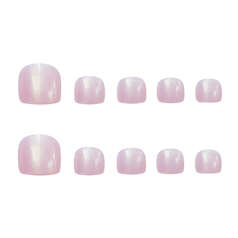 Toe nail pearl color