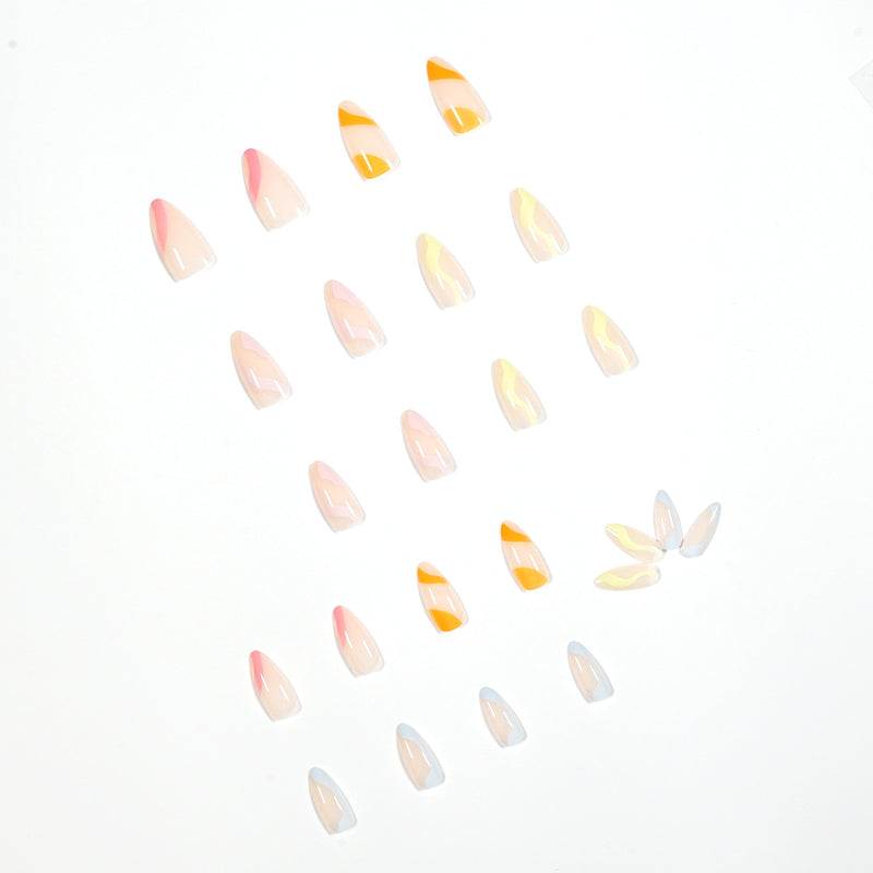 Almond color of macaron pop art