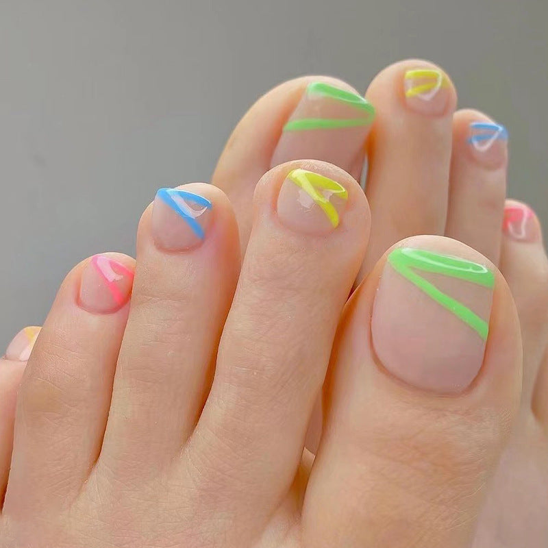 Toe nail color festival