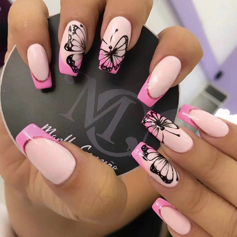 Short coffin french pinky butterfly