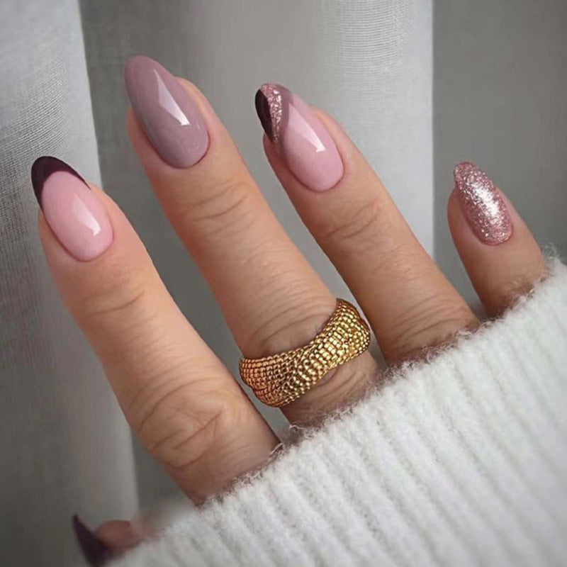 Almond brown french sliver