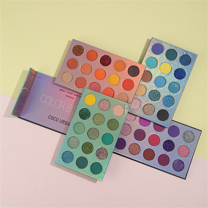 Rotating 60-color four-layer three-dimensional eyeshadow palette cos makeup eyeshadow