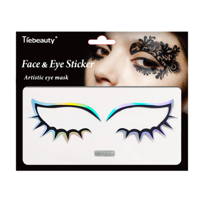 Face Art Eye Stickers Laser Decorative Eyeliner Stickers Party Tattoo  Stickers