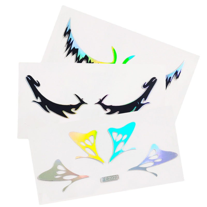 Halloween Custom Holographic Crystal Face Gem Eye Stickers 3D Rhinestones  Face Body Jewel Stickers - China Tattoo Sticker and Face Gems price