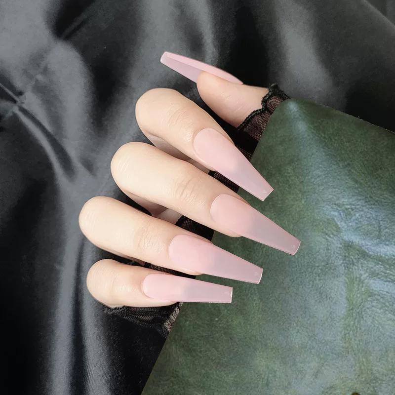 fofosx Coffin Matte Jelly Pink Coffin Matte Jelly Pink