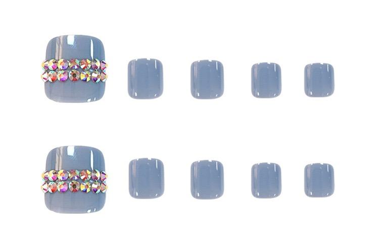 fofosx Toe Nails Aquamarine Toe Nails Aquamarine
